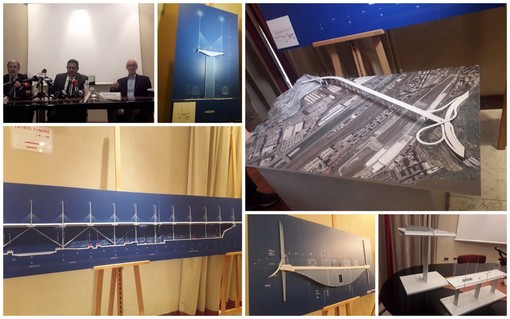 Buone notizie anche per il Ponente dopo il crollo del 'Morandi': presentato il nuovo 'Ponte', sarà pronto a fine 2019 (Foto e Video) Buone notizie anche per il Ponente dopo il crollo del 'Morandi': presentato il nuovo 'Ponte', sarà pronto a fine 2019 (Foto e Video)