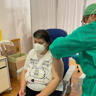 Camporosso: Stefania è la prima imperiese ad aver ricevuto il vaccino Novavax nella nostra provincia (Foto)