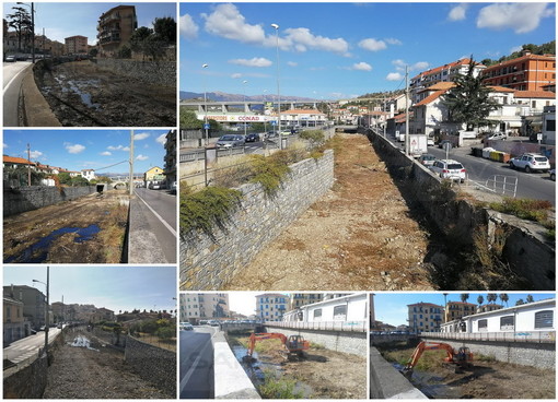 Imperia: terminano i lavori sui torrenti e rii cittadini, messa in sicurezza fondamentale per l'autunno (Foto)