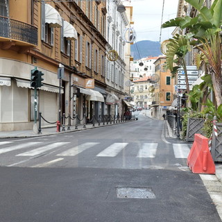 Sanremo: un nuovo semaforo in via Feraldi all'altezza di via Palazzo, la proposta del nostro lettore Sergio Binello