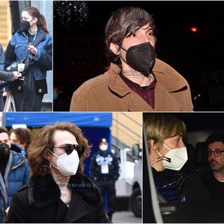 Le immagini dall'esterno del Teatro Ariston (foto Tonino Bonomo)