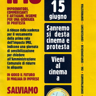 Il depliant dell'iniziativa di venerdì