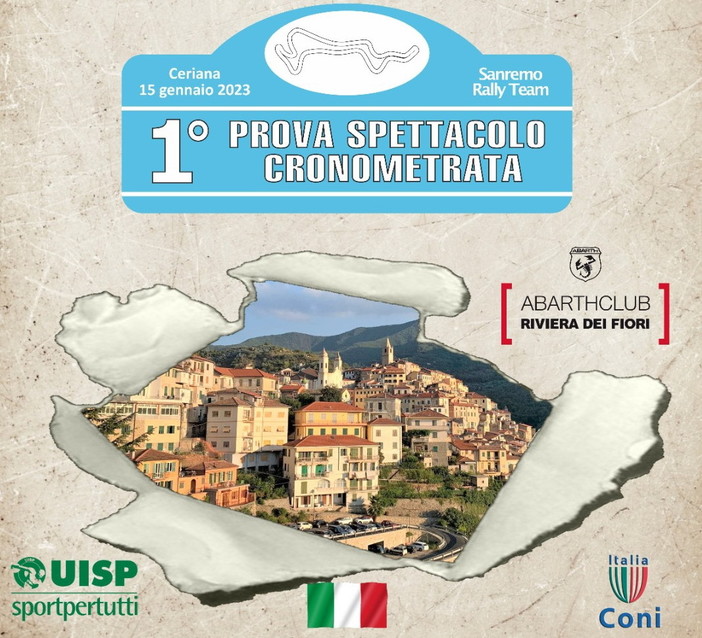 Ceriana: torna domenica prossima lo spettacolo del rally, prima edizione della 'crono' cittadina Ceriana: torna domenica prossima lo spettacolo del rally, prima edizione della 'crono' cittadina