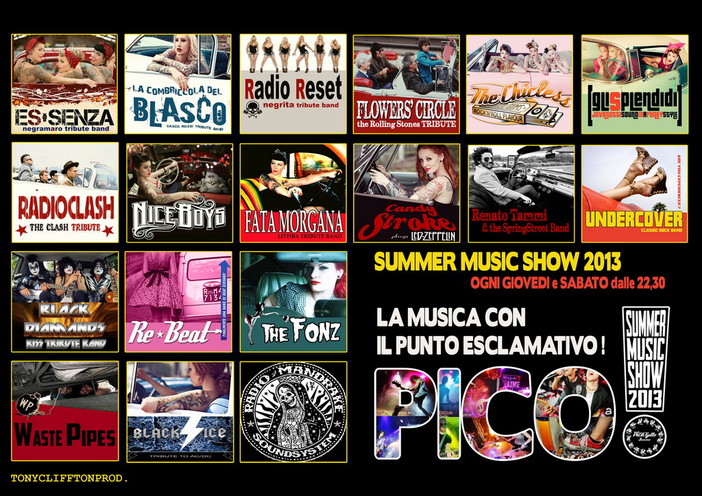 Sanremo: con gli 'Es-Senza' domani sera scatta il 'Summer Music Show' al Pico de Gallo Sanremo: con gli 'Es-Senza' domani sera scatta il 'Summer Music Show' al Pico de Gallo