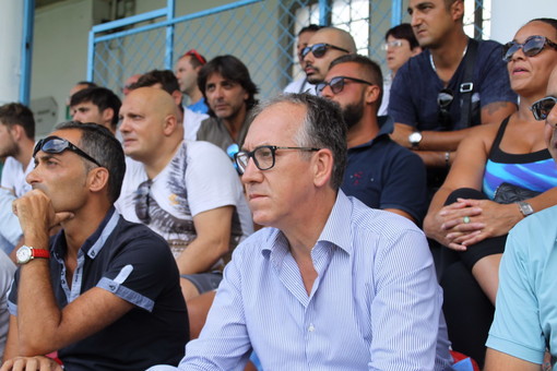 Anche il Sindaco Alberto Biancheri oggi allo stadio 'Comunale' per la prima della Sanremese in casa (Video)