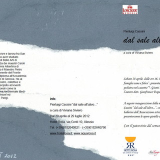 Scrittori sanremesi sabato prossimo alla presentazione di alcuni libri all'Hotel Rosa di Alassio Scrittori sanremesi sabato prossimo alla presentazione di alcuni libri all'Hotel Rosa di Alassio