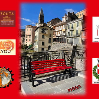 Pigna: sabato prossimo l'inaugurazione di una nuova 'Panchina rossa' contro la violenza sulle donne Pigna: sabato prossimo l'inaugurazione di una nuova 'Panchina rossa' contro la violenza sulle donne