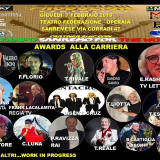 ‘Cantando Sanremo for the world’: premio alla carriera per Ramon e Martin Bruno della ‘Pasta fresca Morena’