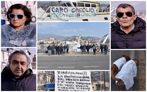I pescatori della nostra provincia protestano contro caro gasolio e leggi europee: "Rischiamo di scomparire!" (Foto e Video)
