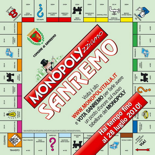 Gioco sul web Monopolyitalia.it, lettore "Votate Sanremo!" Gioco sul web Monopolyitalia.it, lettore "Votate Sanremo!"
