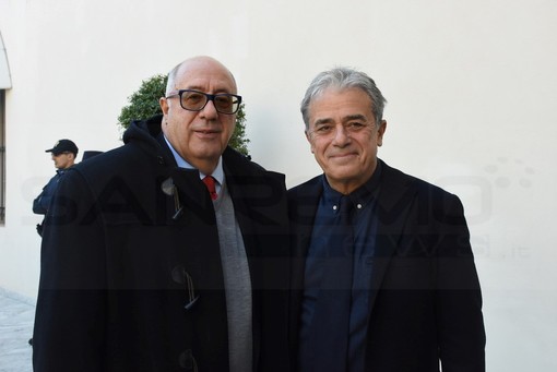 Il Direttore di Rai Uno Teodoli con l'Assessore Sarlo Il Direttore di Rai Uno Teodoli con l'Assessore Sarlo