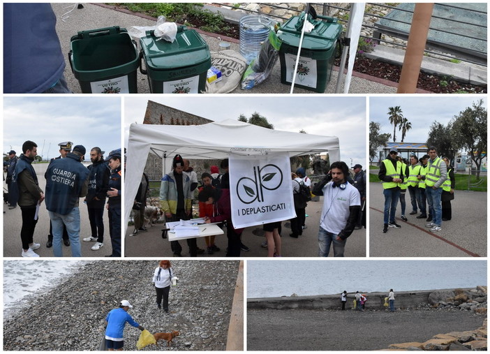Sanremo: la pioggia non ferma volontari e 'deplasticati' per la pulizia delle spiagge della provincia (Foto e Video) Sanremo: la pioggia non ferma volontari e 'deplasticati' per la pulizia delle spiagge della provincia (Foto e Video)