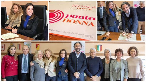 A Taggia la firma per la nascita del primo 'Punto Donna' della provincia di Imperia, ecco di che cosa si tratta (Foto e Video) A Taggia la firma per la nascita del primo 'Punto Donna' della provincia di Imperia, ecco di che cosa si tratta (Foto e Video)