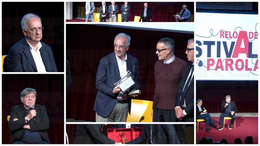 Sanremo: Walter Veltroni e Beppe Carletti premiati ieri dal sindaco al 'Festival della Parola' al Casinò (Foto) Sanremo: Walter Veltroni e Beppe Carletti premiati ieri dal sindaco al 'Festival della Parola' al Casinò (Foto)