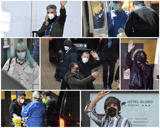 Festival di Sanremo 2021: nuova parata di cantanti ieri in città, ecco Renga, Bugo, Ermal Meta e Casadilego (Foto)