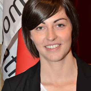 Giovanna Carlutto, candidata del PD a sostegno di Alberto Biancheri.