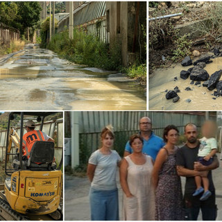 Sanremo: strada vicinale valle Armea invasa dall'acqua, gli abitanti &quot;Siamo cittadini di questo Comune, ci aiutino&quot;