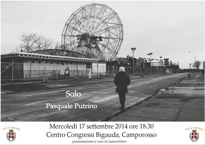 Camporosso: domani al PalaBigauda la presentazione dell'opera prima di Pasquale Putrino Camporosso: domani al PalaBigauda la presentazione dell'opera prima di Pasquale Putrino