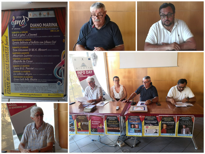 Diano Marina: presentata oggi l'ottava edizione dell' Estate Musicale Dianese, Mij "Manifestazione destinata a diventare pietra miliare del nostro territorio e non solo" (Foto e video)