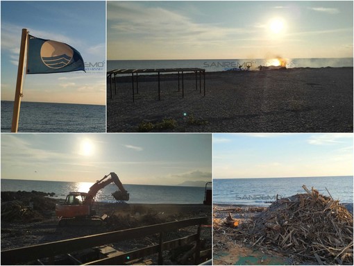 Le immagini dal lungomare di Bordighera