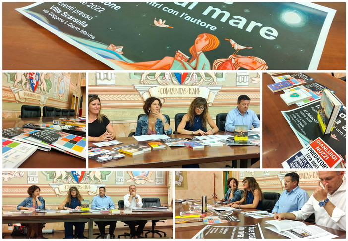 Diano Marina: scatta il 24 giugno il festival letterario 'Due parole in riva al mare', oggi la presentazione (Foto e Video)