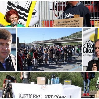 Ventimiglia: partita questa mattina la 'Marcia per la Solidarietà' verso Londra, presente anche il Vescovo Suetta (Foto e Video)