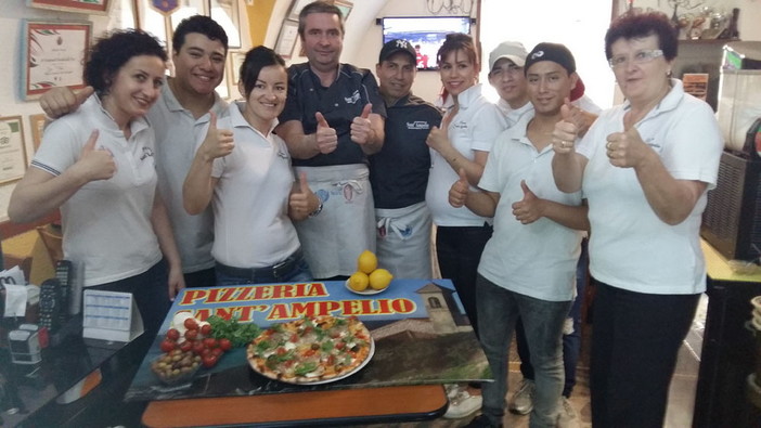 Bordighera: da oggi ritorna l'esclusiva pizza 'La Chiesetta' dal campionato mondiale al menù della Pizzeria Sant'Ampelio