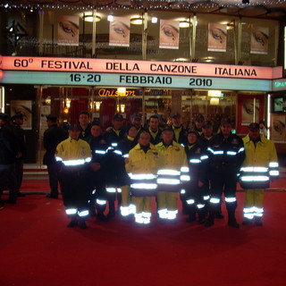 Sanremo: anche la Protezione Civile per la sicurezza del 'Red Carpet' dell'Ariston