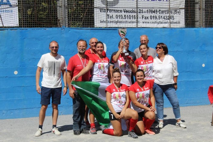 Pallapugno femminile, ad Amici del Castello la prima edizione della Coppa Italia. In finale battuto 9-0 San Leonardo