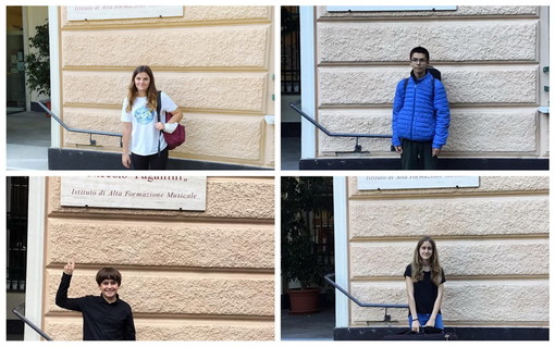 Tutti i promossi ai Conservatori e i vincitori di concorsi musicali della ‘Scuola di Musica Città di Sanremo’