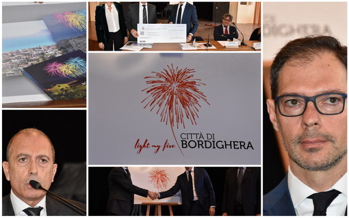 Bordighera: 'Light my fire', una palma che è anche un fuoco d'artificio per il nuovo brand della città (Foto)