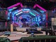 I lavori per la costruzione del palco per il 71° Festival di Sanremo