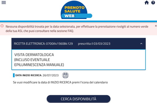 Prenotazione specialistica impossibile da prenotare: la protesta di una nostra lettrice
