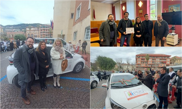 'Mobilità garantita', Pmg Italia consegna un'auto nuova a Ventimiglia: sarà a disposizione del distretto sociosanitario (Foto) 'Mobilità garantita', Pmg Italia consegna un'auto nuova a Ventimiglia: sarà a disposizione del distretto sociosanitario (Foto)