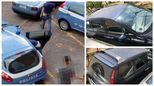 Il Suv utilizzato per il 'traffico' ed i fermi della Polizia