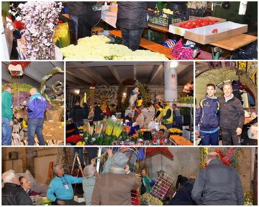 "Buon lavoro carristi!" Inizia la notte più lunga per la preparazione di 'SanremoInFiore' (Foto e Video)
