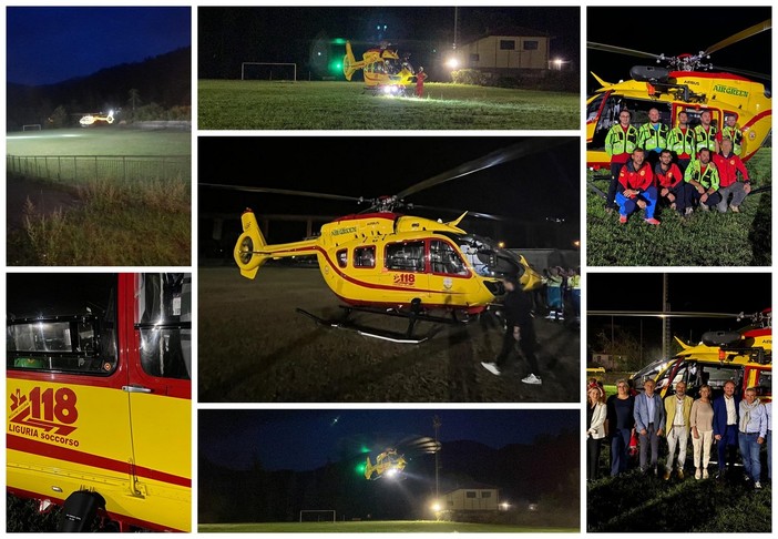Elisoccorso notturno, in valle Arroscia e a Camporosso inaugurate tre nuove piste (Foto e Video) Elisoccorso notturno, in valle Arroscia e a Camporosso inaugurate tre nuove piste (Foto e Video)