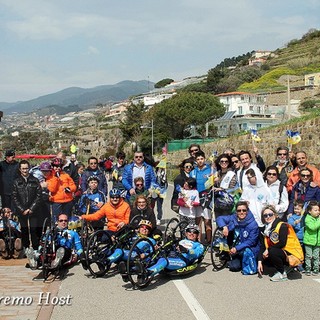 Sanremo: con il Lions Club Host domenica scorsa una pedalata con 'risciò' e handbike (Foto)