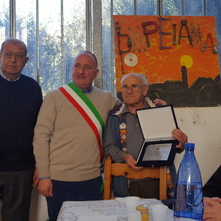 Pompeiana: grande festa per i 90 anni dell'ex campione italiano di Petanque Virgilio Clerici (Foto)