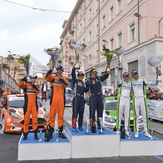 Paolo Andreucci e Anna Andreussi vincono il 65° Rallye Sanremo. Le foto della premiazione di Tonino Bonomo