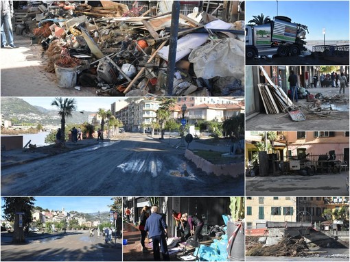 Le immagini da Ventimiglia