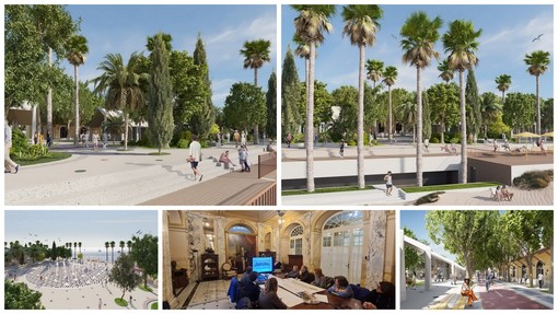 Presentato il project financing dell’area sul lungomare Calvino, parcheggi interrati e un parco urbano (Foto)