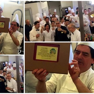 Sanremo: grande festa quest'oggi all'Hotel Royal per la pensione del pasticcere Claudio (Foto) Sanremo: grande festa quest'oggi all'Hotel Royal per la pensione del pasticcere Claudio (Foto)