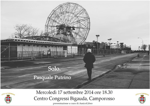 Camporosso: domani al PalaBigauda la presentazione dell'opera prima di Pasquale Putrino