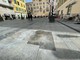 Sanremo: asfalto al posto della pavimentazione in centro, il Comune &quot;E' tutto provvisorio e verrà sistemato al più presto&quot;