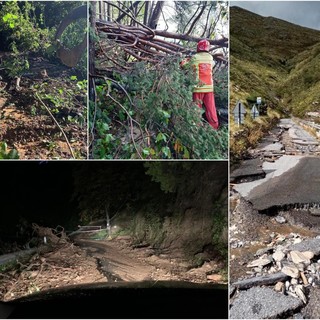 Le strade al momento di un sopralluogo prima della cancellazione del Rally 2020 Le strade al momento di un sopralluogo prima della cancellazione del Rally 2020