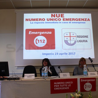 La presentazione del 112 lo scorso 19 aprile all'Asl di Bussana