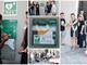 Sanremo: le foto dell'inaugurazione del nuovo defibrillatore pubblico di piazza Colombo
