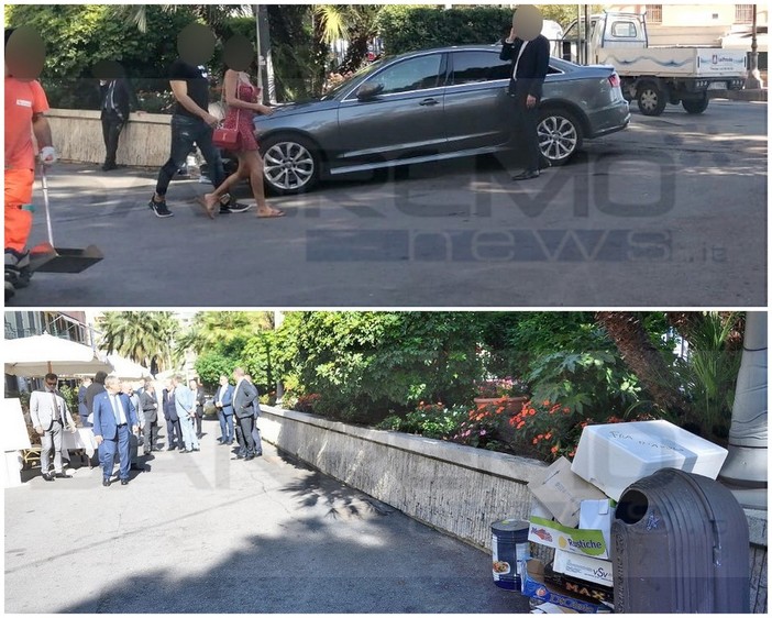 Sanremo: polemica sull'immondizia al passaggio del Principe, un netturbino aveva tenuto pulito fino a 3 minuti prima. Ecco come sono andate le cose Sanremo: polemica sull'immondizia al passaggio del Principe, un netturbino aveva tenuto pulito fino a 3 minuti prima. Ecco come sono andate le cose