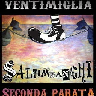 L'associazione imperiese La talpa e l'orologio in parata al confine di Ventimiglia